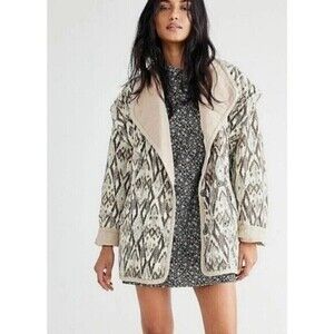 We the Free People Oversized Quilted corduroy chore Jacket Small